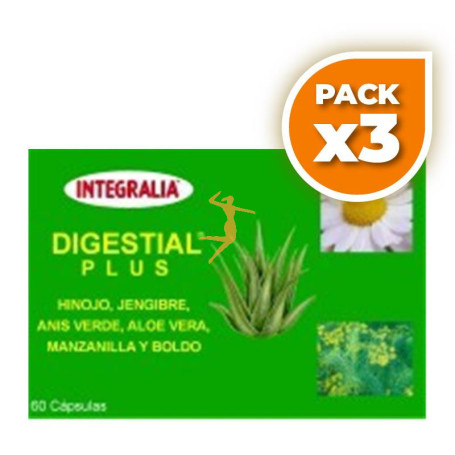 Pack 3x DIGESTIAL PLUS 60 CÁPSULAS INTEGRALIA