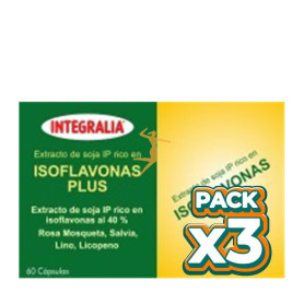 Pack 3x ISOFLAVONAS PLUS 60 CÁPSULAS INTEGRALIA