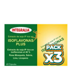 Pack 3x ISOFLAVONAS PLUS 60 CÁPSULAS INTEGRALIA