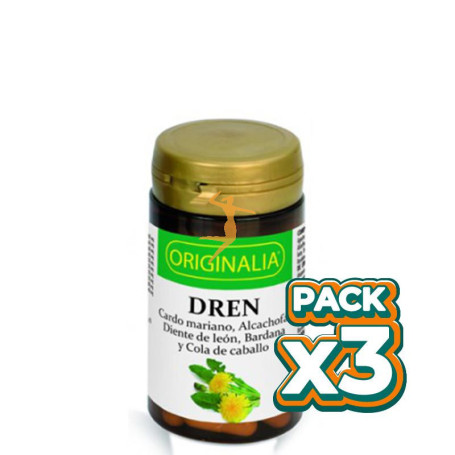 Pack 3x DREN ORIGINALIA 60 CÁPSULAS INTEGRALIA