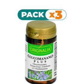 Pack 3x GLUCOMANANO PLUS ORIGINALIA 60 CAPSULAS INTEGRALIA