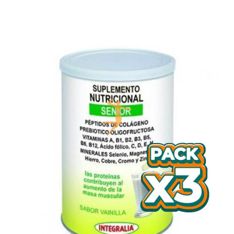 Pack 3x SUPLEMENTO NUTRICIONAL SENIOR 340Gr. INTEGRALIA