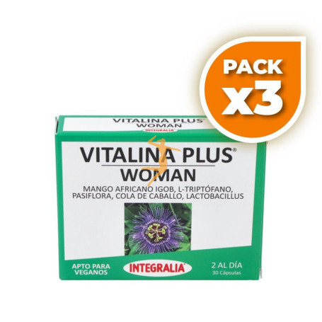 Pack 3x VITALINA PLUS WOMAN 30 CAPSULAS INTEGRALIA