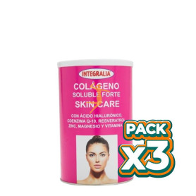 Pack 3x COLAGENO SOLUBLE FORTE SKIN CARE INTEGRALIA