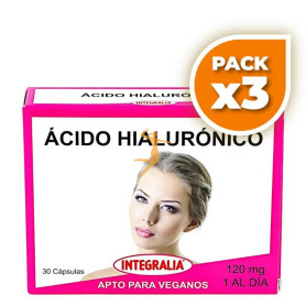 Pack 3x ÁCIDO HIALURÓNICO 30 CÁPSULAS INTEGRALIA