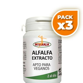 Pack 3x EXTRACTO DE ALFALFA 60 CÁPSULAS INTEGRALIA