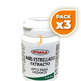 Pack 3x EXTRACTO DE ANIS ESTRELLADO 60 CÁPSULAS INTEGRALIA