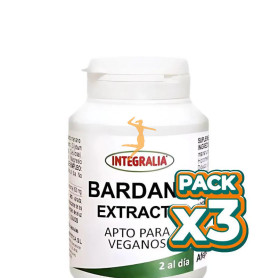 Pack 3x EXTRACTO DE BARDANA 60 CÁPSULAS INTEGRALIA