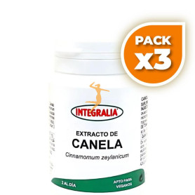 Pack 3x EXTRACTO DE CANELA 60 CÁPSULAS INTEGRALIA