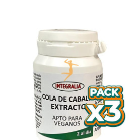 Pack 3x EXTRACTO DE COLA DE CABALLO 60 CÁPSULAS INTEGRALIA