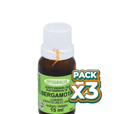 Pack 3x ACEITE ESENCIAL DE BERGAMOTA ECO 15ML INTEGRALIA