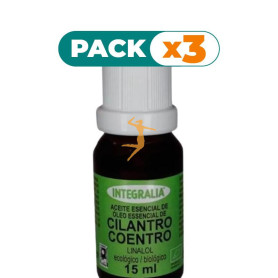 Pack 3x ACEITE ESENCIAL DE CILANTRO ECO 15ML INTEGRALIA