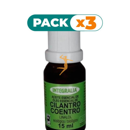 Pack 3x ACEITE ESENCIAL DE CILANTRO ECO 15ML INTEGRALIA