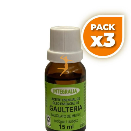 Pack 3x ACEITE ESENCIAL DE GAULTERIA ECO 15ML INTEGRALIA
