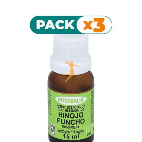 Pack 3x ACEITE ESENCIAL DE HINOJO ECO 15ML INTEGRALIA