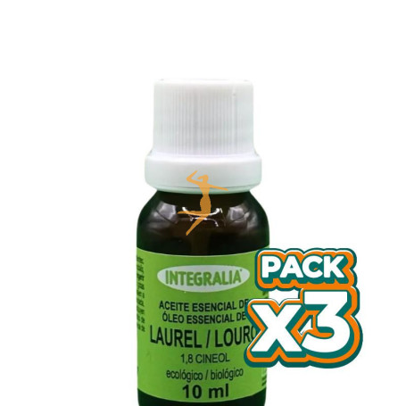 Pack 3x ACEITE ESENCIAL DE LAUREL ECO 10ML INTEGRALIA
