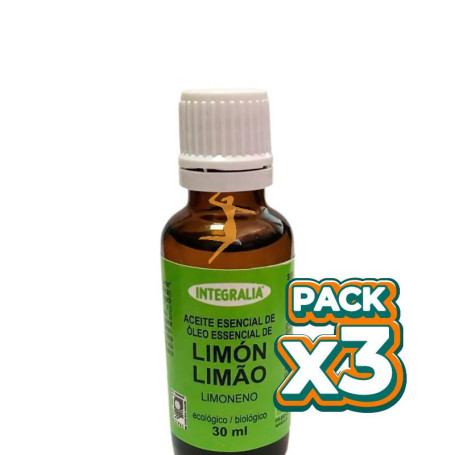 Pack 3x ACEITE ESENCIAL DE LIMÓN ECO 30ML INTEGRALIA