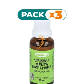 Pack 3x ACEITE ESENCIAL DE MENTA ECO 30ML INTEGRALIA