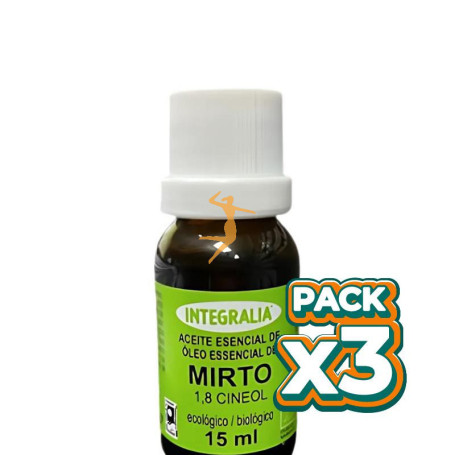 Pack 3x ACEITE ESENCIAL DE MIRTO ECO 15ML INTEGRALIA
