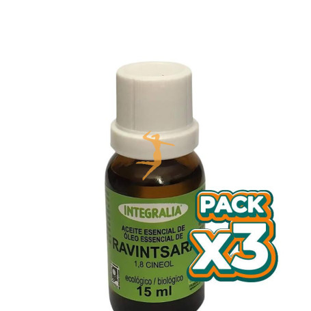 Pack 3x ACEITE ESENCIAL DE RAVINTSARA ECO 15ML INTEGRALIA