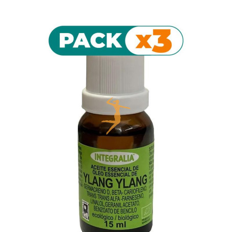 Pack 3x ACEITE ESENCIAL DE YLANG YLANG ECO 15ML INTEGRALIA