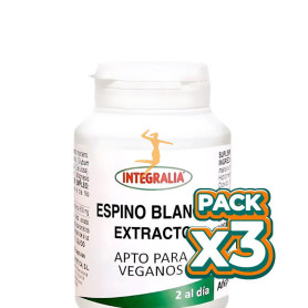 Pack 3x EXTRACTO DE ESPINO BLANCO 60 CÁPSULAS INTEGRALIA