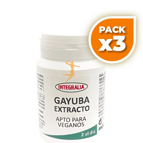 Pack 3x EXTRACTO DE GAYUBA 60 CÁPSULAS INTEGRALIA
