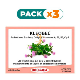 Pack 3x KLEOBEL CON PROBIÓTICOS 60 CÁPSULAS INTEGRALIA