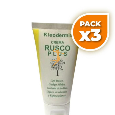 Pack 3x KLEODERMIS RUSCO PLUS 50ML INTEGRALIA
