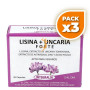 Pack 3x LISINA + UNCARIA FORTE 60 CÁPSULAS INTEGRALIA