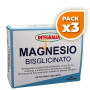 Pack 3x BISGLICINATO DE MAGNESIO 60 CÁPSULAS INTEGRALIA