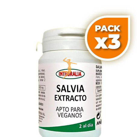 Pack 3x EXTRACTO DE SALVIA 60 CÁPSULAS INTEGRALIA