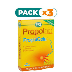 Pack 3x PROPOLAID PROPOLGOLA MENTA 30 TABLETAS TREPAT DIET - ESI