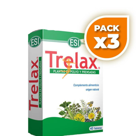 Pack 3x TRELAX 40 TABLETAS TREPAT DIET - ESI