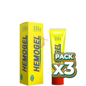 Pack 3x HEMOGEL 50Ml. TREPAT DIET