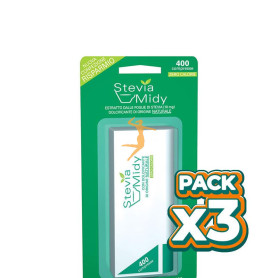 Pack 3x STEVIA MIDY 400 COMPRIMIDOS TREPAT DIET - ESI