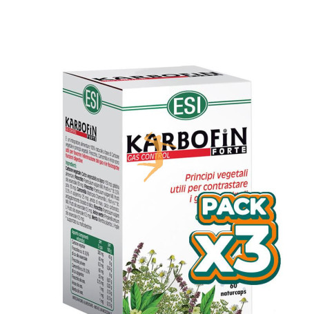 Pack 3x KARBOFIN FORTE 60 CÁPSULAS TREPAT DIET - ESI