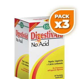 Pack 3x DIGESTIVAID NO ACID 60 TABLETAS TREPAT DIET - ESI