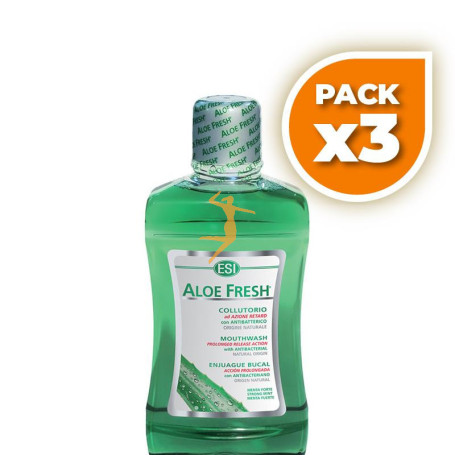 Pack 3x ALOE FRESH COLUTORIO CON ALCOHOL 500Ml. TREPAT DIET - ESI