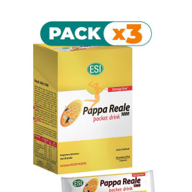 Pack 3x JALEA REAL 1000 ENERGY LINE 16 POCKET DRINK TREPAT DIET - ESI