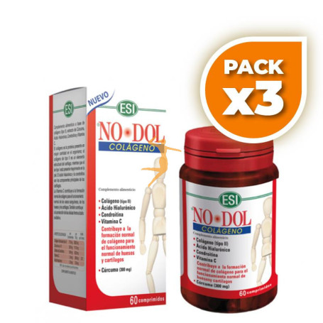 Pack 3x NODOL COLÁGENO 60 COMPRIMIDOS ESI