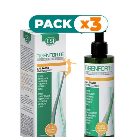 Pack 3x RIGENFORTE ACONDICIONADOR REVITALIZANTE 200Ml ESI