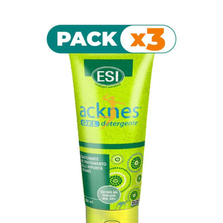 Pack 3x ACKNES GEL LIMPIADOR 200ML ESI