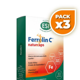 Pack 3x FERROLIN C 30 NATURCAPS ESI