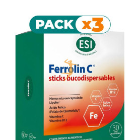 Pack 3x FERROLIN C 30 STICKS ESI
