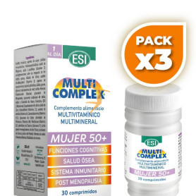 Pack 3x MULTICOMPLEX MUJER 50+ 30 COMPRIMIDOS ESI