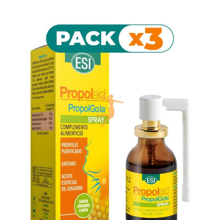Pack 3x PROPOLGOLA SPRAY JENGIBRE Y LIMÓN 20ML ESI