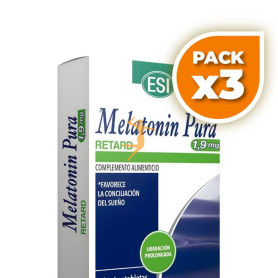 Pack 3x MELATONIN RETARD PURA 1,9MG 30 MICRO TABLETAS ESI