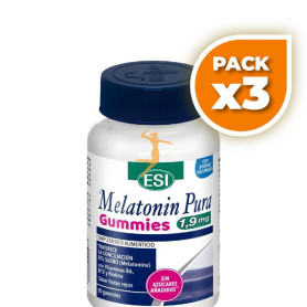 Pack 3x MELATONIN PURA 1,9MG GUMMIES 60 GOMINOLAS ESI