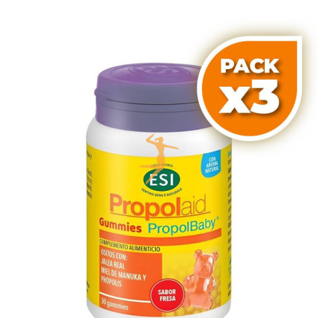 Pack 3x PROPOLBABY GUMMIES 30 GOMINOLAS ESI